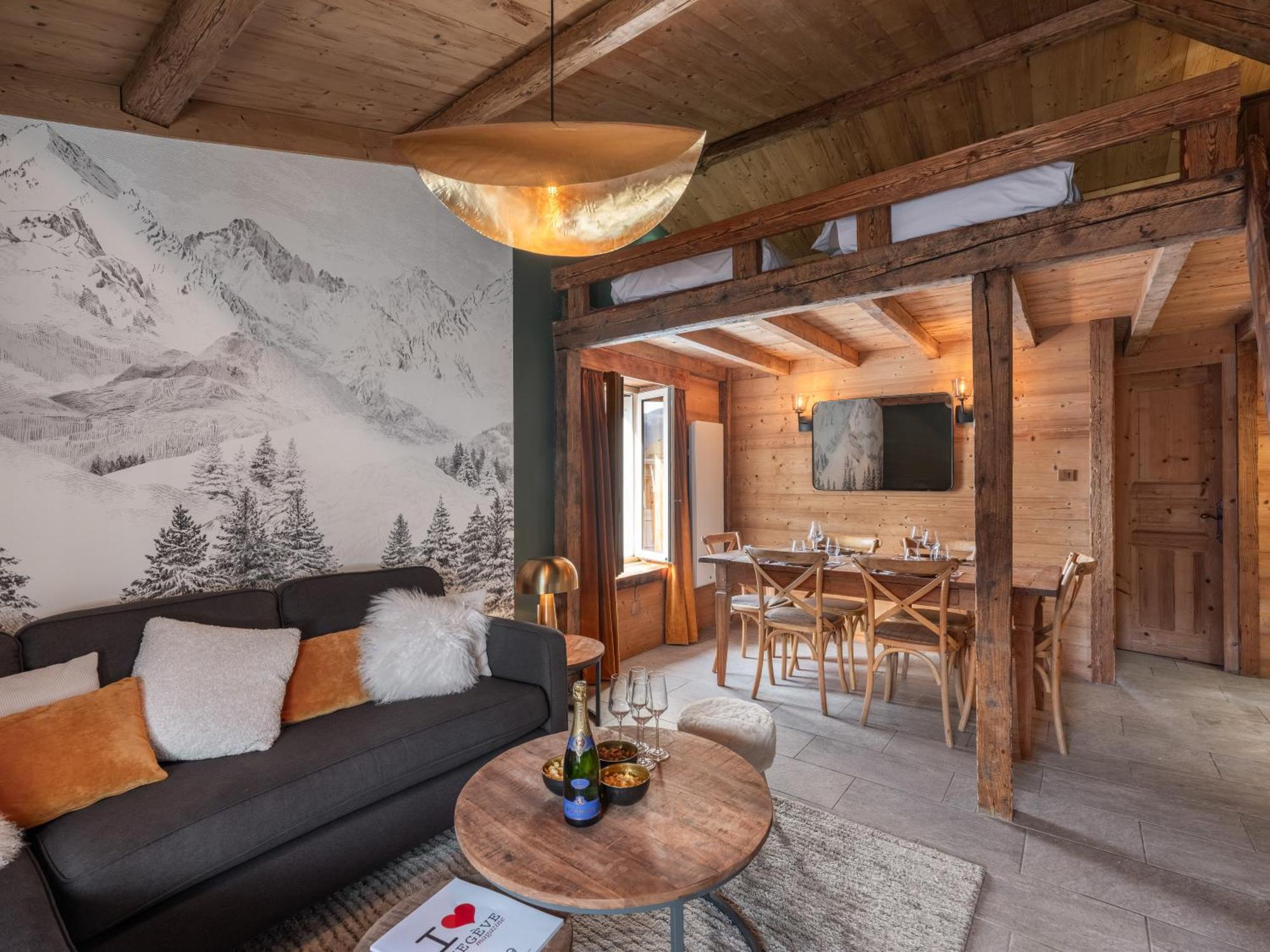 Nid Douillet Au Coeur De Megeve Apartment Exterior photo